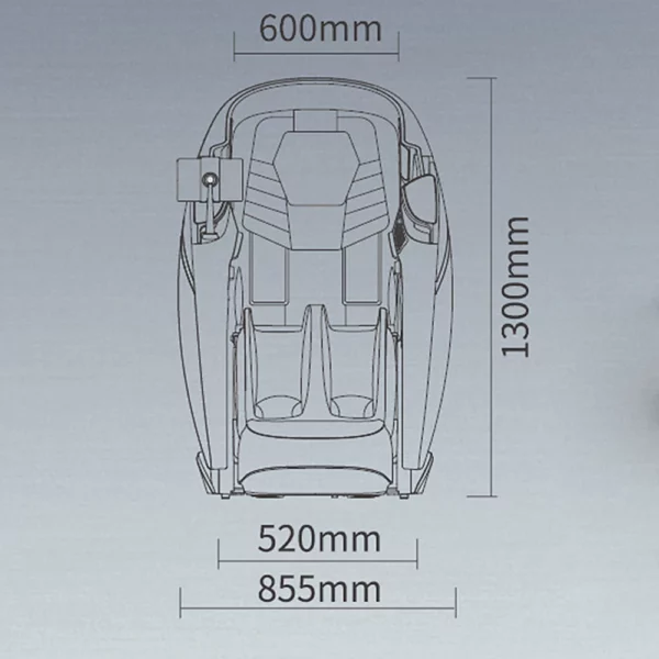ابعاد صندلی ماساژور SL-A801