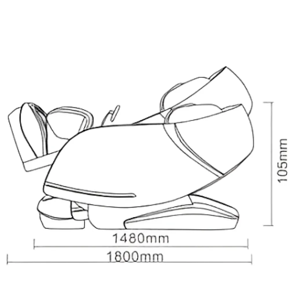 ابعاد صندلی ماساژور SL-A100
